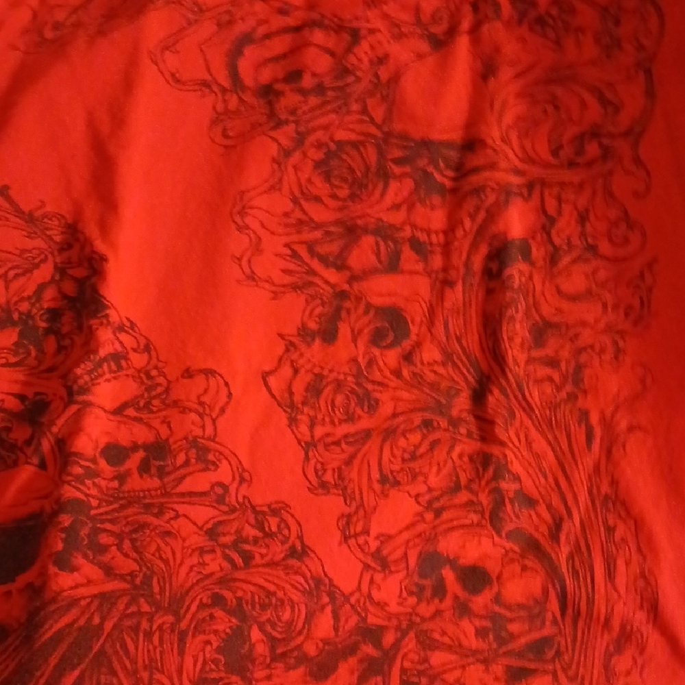 Gildan Red Graphic Short Sleeve Tee